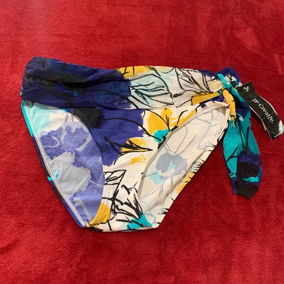 Women's Be Creative Swim Bottom, Size 10, Multi - Picture 3 of 5